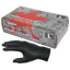 Picture of MCR SAFETY NITRISHEILD STEALTH- INDUSTRIAL/FOOD GRADE NITRILE GLOVES- 3 MIL- POWDER FREE- BLACK