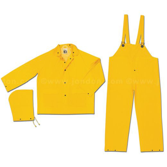 Picture of MCR SAFETY CLASSIC- .35MM- PVC/POLYESTER SUIT- 3 PIECE- YELLOW
