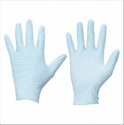 Picture of NITRILE- DISPOSABLE GLOVES- S- POWDER-FREE- 4.3 MIL PALM THICKNESS
