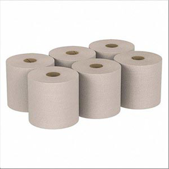Picture of PAPER TOWEL ROLL- SKILCRAFT(R)- HARDWOUND- BROWN- 800 FT ROLL LENGTH- PK 6