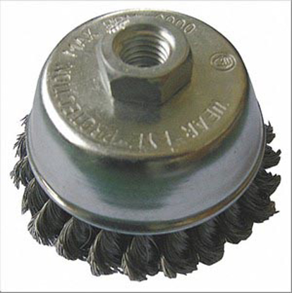 Picture of WESTWARD 3 INCH DIAMETER STEEL WIRE CUP BRUSH