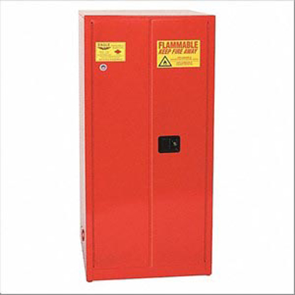 Picture of 96 GAL FLAMMABLE CABINET- MANUAL SAFETY CABINET DOOR TYPE- 65 IN HEIGHT- 34 IN WIDTH