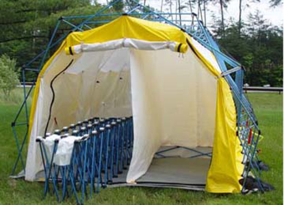 Picture of AIRBOSS 2 LINE DECON SHELTER WITH ACCESSORIES