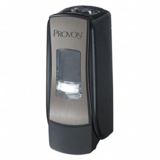 Picture of ADX-7 700ML FOAM SOAP DISPENSER- PUSH-STYLE- CHROME/BLACK- MATERIAL- ABS