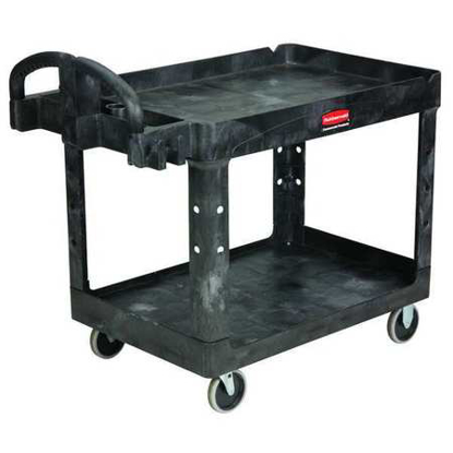 Picture of UTILITY CART W/ DEEP LIPPED PLASTIC SHELVES