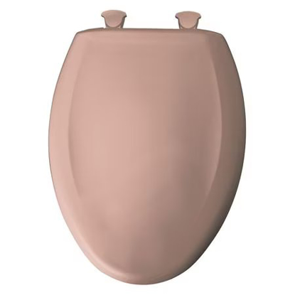 Picture of CLOSED FRONT TOILET SEAT ROSE COLORED