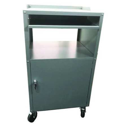 Picture of MOBILE COMPUTER CABINET- GRAY- PC- STEEL