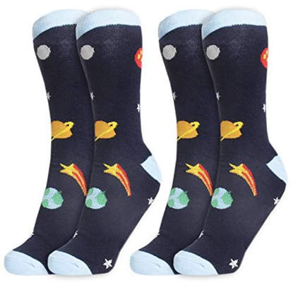 Picture of 2-PAIR MENS NOVELTY CREW SOCKS - OUTER S
