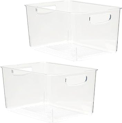 Picture of CLEAR ACRYLIC STORAGE BIN CONTAINERS