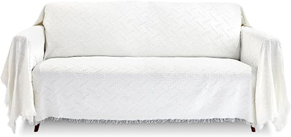 Picture of WHITE COUCH COVER BLANKET
