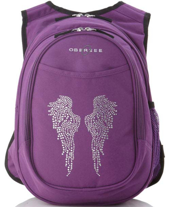 Picture of PRESCHOOL BACKPACK FOR TODDLERS AND KIDS | RHINESTONE ANGEL WINGS