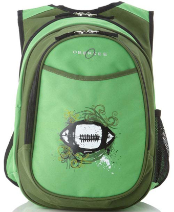 Picture of PRESCHOOL BACKPACK FOR TODDLERS AND KIDS | GREEN FOOTBALL