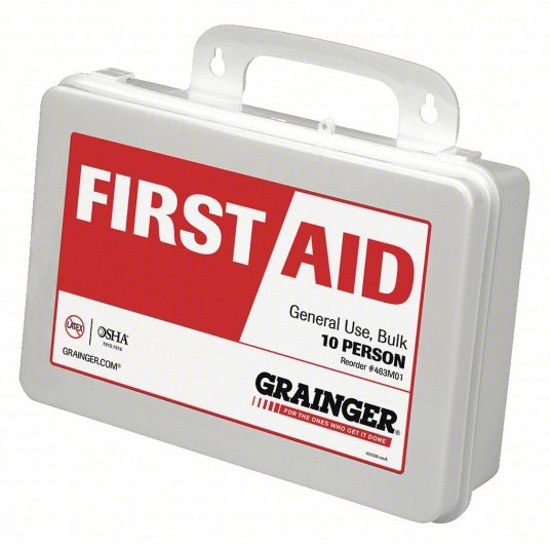 Picture of FIRST AID KIT- KIT- PLASTIC- INDUSTRIAL- 10 PEOPLE SERVED PER KIT