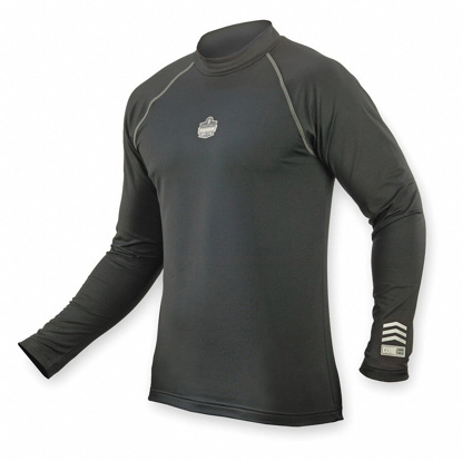 Picture of LONG SLEEVE THERMAL SHIRT-XL-BLACK