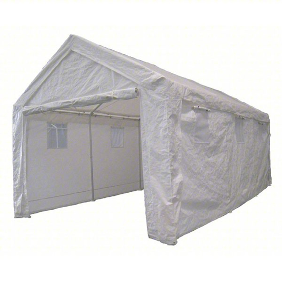 Picture of APPROVED VENDOR HEAVY DUTY SHELTER- HEAVY DUTY SHELTER- 6 OZ UV POLYETHYLENE- STEEL- 10 FT- 20 FT