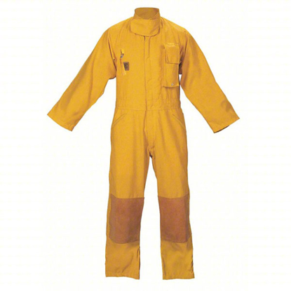 Picture of FIRE-DEX TURNOUT COVERALL- L- 30 IN INSEAM- NOMEX(R)- YELLOW- 46 IN FITS CHEST SIZE