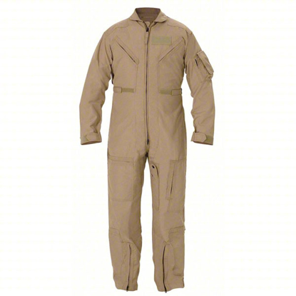 Picture of PROPPER FLIGHT SUIT- 51 IN TO 52 IN FITS CHEST SIZE- 33 1/4 IN INSEAM- TAN- NOMEX(R)