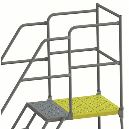 Picture of TRI-ARC DEEP TOP KIT- ALL U-DESIGN CONFIGURABLE ROLLING LADDERS WITH PERFORATED TREAD