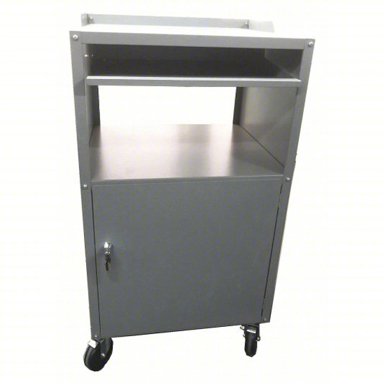 Picture of APPROVED VENDOR MOBILE COMPUTER CABINET- FOR DESKTOP COMPUTER TYPE- MOBILE- 0 DRAWERS- 1 SHELVES