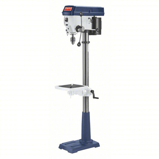 Picture of DAYTON FLOOR DRILL PRESS- BELT- FIXED- 200 RPM – 3-630 RPM- 115V AC /SINGLE-PHASE- 17 IN SWING- 10 A