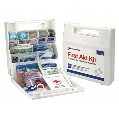 Picture of APPROVED VENDOR FIRST AID KIT- INDUSTRIAL- 50 PEOPLE SERVED PER KIT- ANSI STD NOT ANSI COMPLIANT