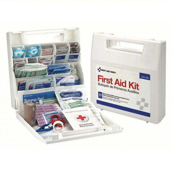 Picture of APPROVED VENDOR FIRST AID KIT- INDUSTRIAL- 50 PEOPLE SERVED PER KIT- ANSI STD NOT ANSI COMPLIANT