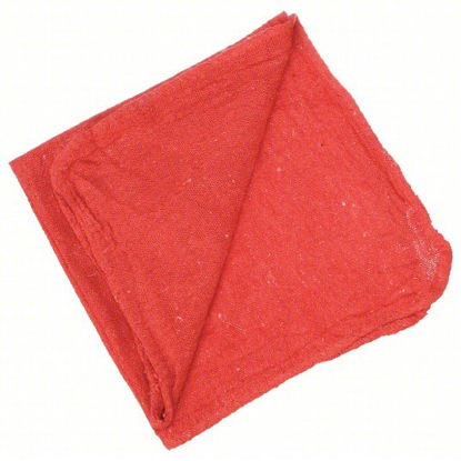 Picture of ABILITY ONE SHOP TOWEL- SHOP TOWEL- NEW- RED- 15 IN X 15 IN- 500 PK