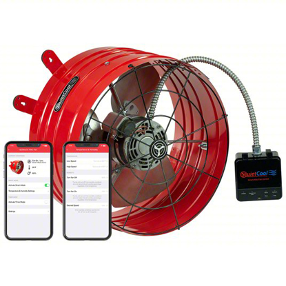 Picture of ATTIC EXHAUST FAN- GABLE MOUNT- ELECTRIC MOTOR- MAX. 4-000 SQ FT ATTIC- 2-860 CFM MAX.