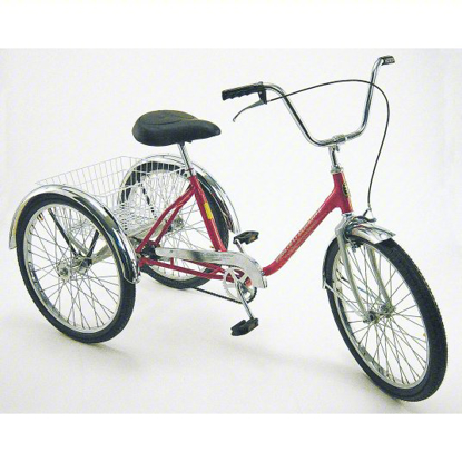 Picture of APPROVED VENDOR TRICYCLE- 24 IN WHEEL DIA.- FRONT CALIPER AND REAR COASTER BRAKES- ORANGE