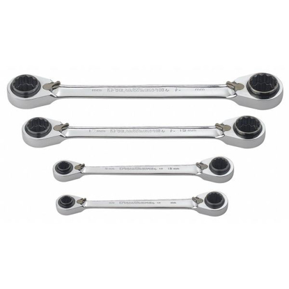Picture of RATCHETING WRENCH SET METRIC 4PCS.