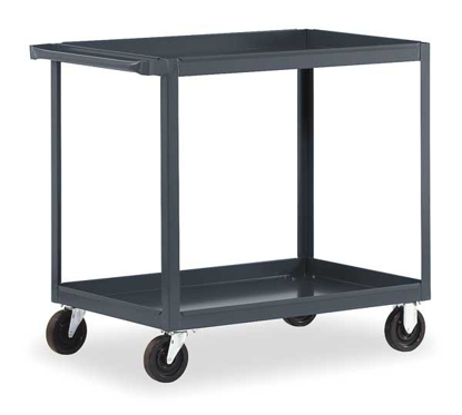 Picture of STEEL UTILITY CART W/ 2 LIPPED SHELVES 1200LB MAX