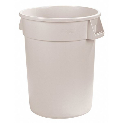 Picture of 44 GAL. ROUND TRASH CAN WHITE