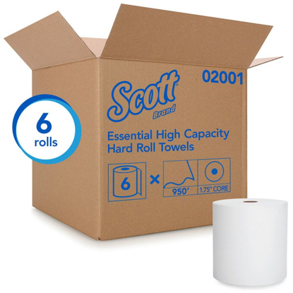 Picture of ROLL TOWELS HIGH CAP. WHITE 6PK.