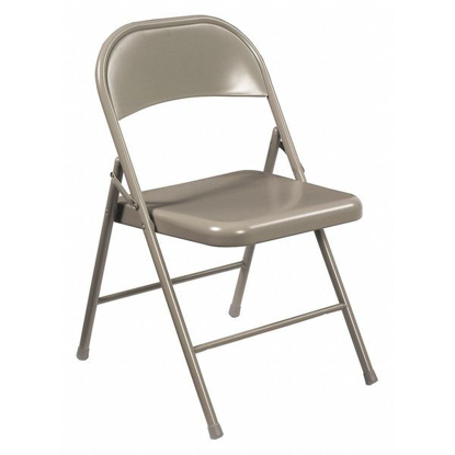 Picture of STEEL FOLDING CHAIR GRAY PK4