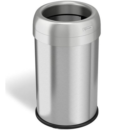 Picture of 13 GAL STAINLESS STEEL ROUND TRASH CAN