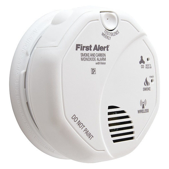 Picture of CARBON MONOXIDE AND SMOKE ALARM-  PHOTOELECTRIC SENSOR