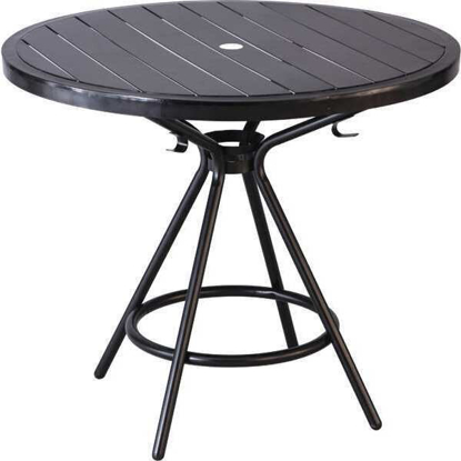 Picture of ROUND OUT/INDOOR TABLE BLACK
