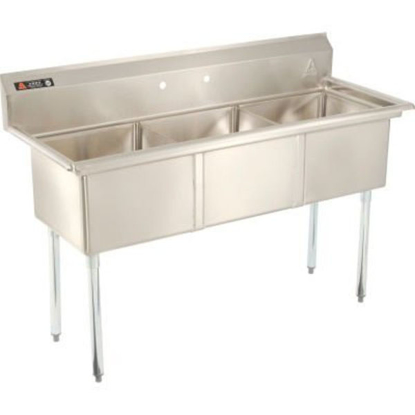 Picture of 3 BOWL STAINLESS STEEL SINK 18W X 18D X 59L