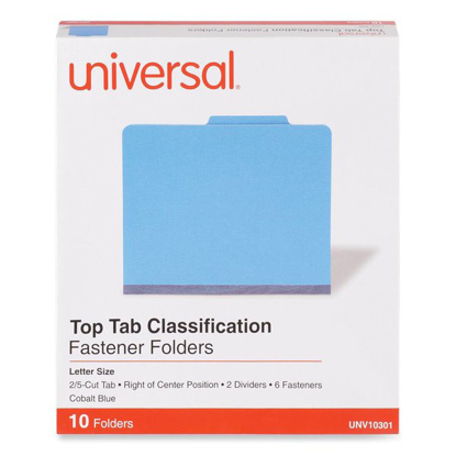 Picture of TOP TAB CLASSIFICATION FOLDER 10PK.