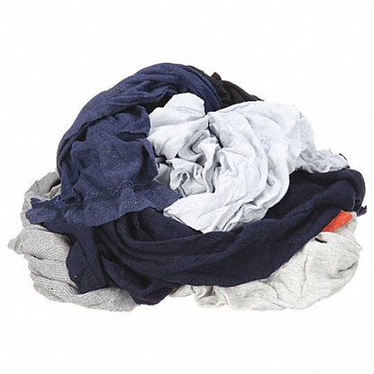 Picture of CLOTH RAG- T-SHIRT- ASSORTED- VARIES- 4 LB