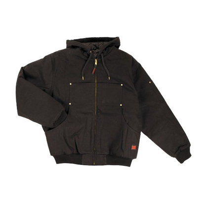Picture of HOODED DUCK BOMBER JACKET, BLACK, L