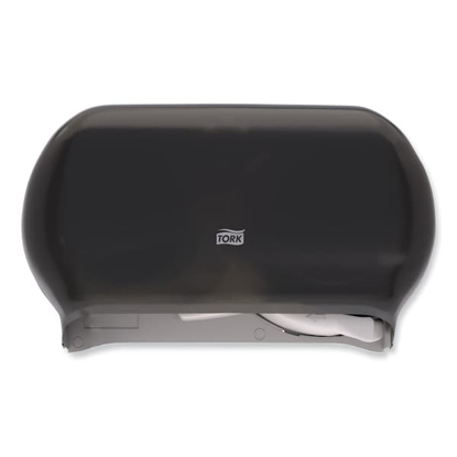 Picture of TWIN TOILET PAPER ROLL DISPENSER, COLOR SMOKE