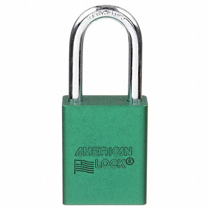 Picture of LOCKOUT PADLOCK, GREEN, EACHES