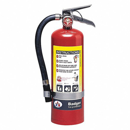 Picture of FIRE EXTINGUISHER- DRY CHEMICAL- MONOAMMONIUM PHOSPHATE- 5 LB- 3A-40B-C UL RATING