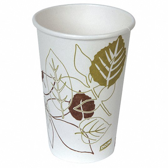 Picture of 16 OZ PAPER DISPOSABLE HOT CUP- WHITE- 1000 PK