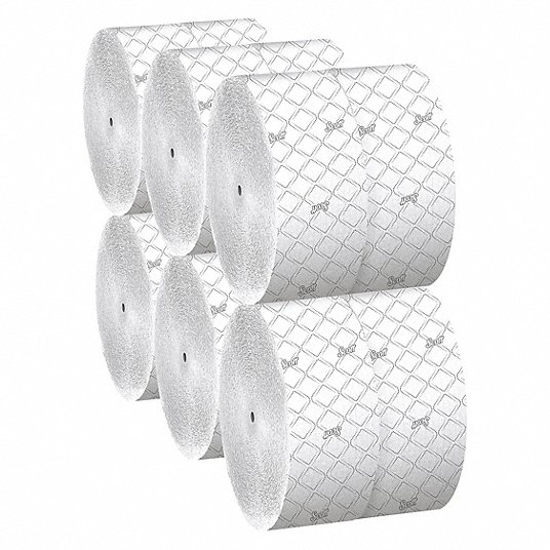 Picture of TOILET PAPER ROLL- SCOTT  ESSENTIAL - JUMBO CORELESS- 2 PLY- CORELESS CORE DIA.- PK 12