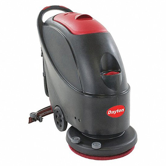 Picture of DAYTON FLOOR SCRUBBER- WALK-BEHIND- DISC DECK- 17 IN CLEANING PATH- 120V AC- 60 HZ