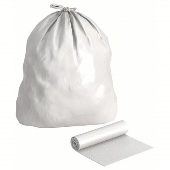 Picture of TRASH BAG- 13 GAL- LLDPE- CORELESS ROLL- WHITE- PK 120