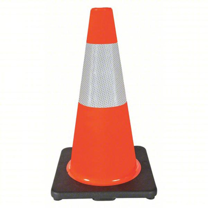 Picture of TRAFFIC CONE- 18 IN CONE HEIGHT- ORANGE- PVC