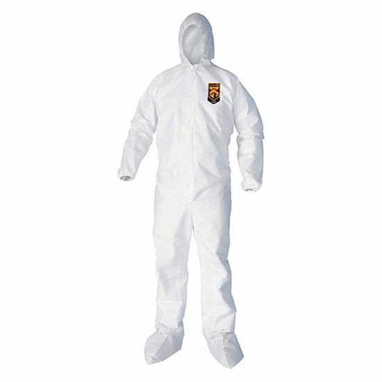 Picture of KIMBERLY-CLARK DISPOSABLE COVERALLS- 2XL- KLEENGUARD™ A40- ELASTIC WRIST- ELASTIC ANKLE- 25 PK